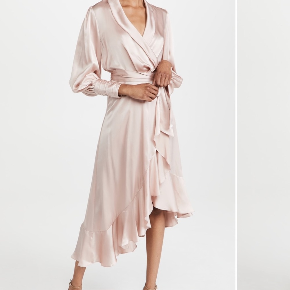 Zimmerman silk wrap dress